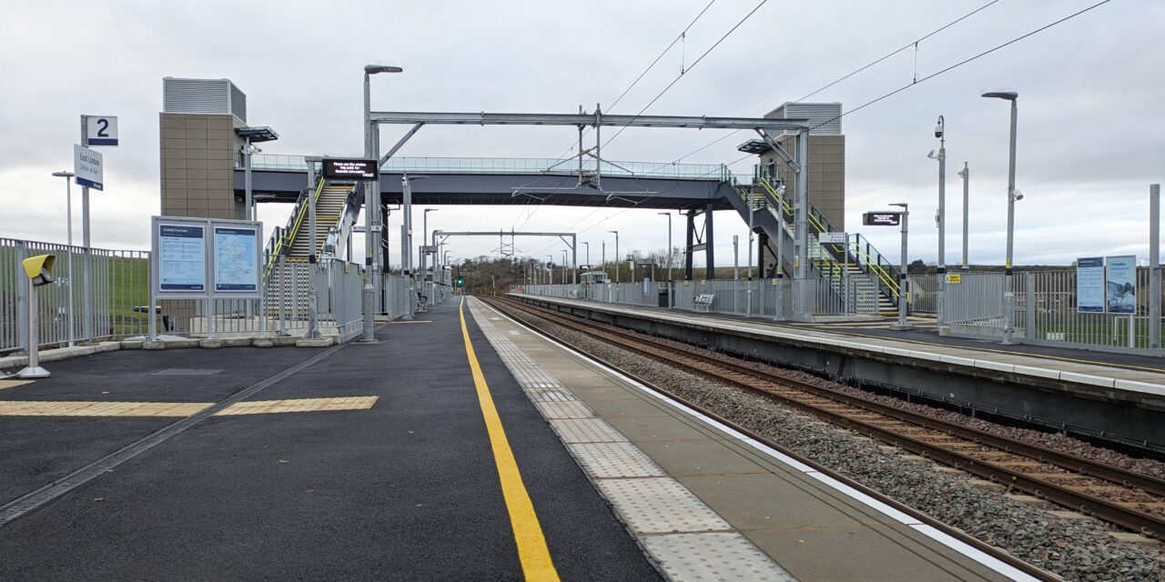 The new station at East Linton opens 13th December 2023